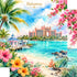 Vacation Vibes Collection Beautiful Bahamas 12 x 12 Double-Sided Scrapbook Paper by SSC Designs