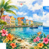Vacation Vibes Collection Curacao Getaway 12 x 12 Double-Sided Scrapbook Paper by SSC Designs
