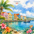 Vacation Vibes Collection Curacao Getaway 12 x 12 Double-Sided Scrapbook Paper by SSC Designs