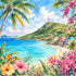 Vacation Vibes Collection St. Martin Memories 12 x 12 Double-Sided Scrapbook Paper by SSC Designs