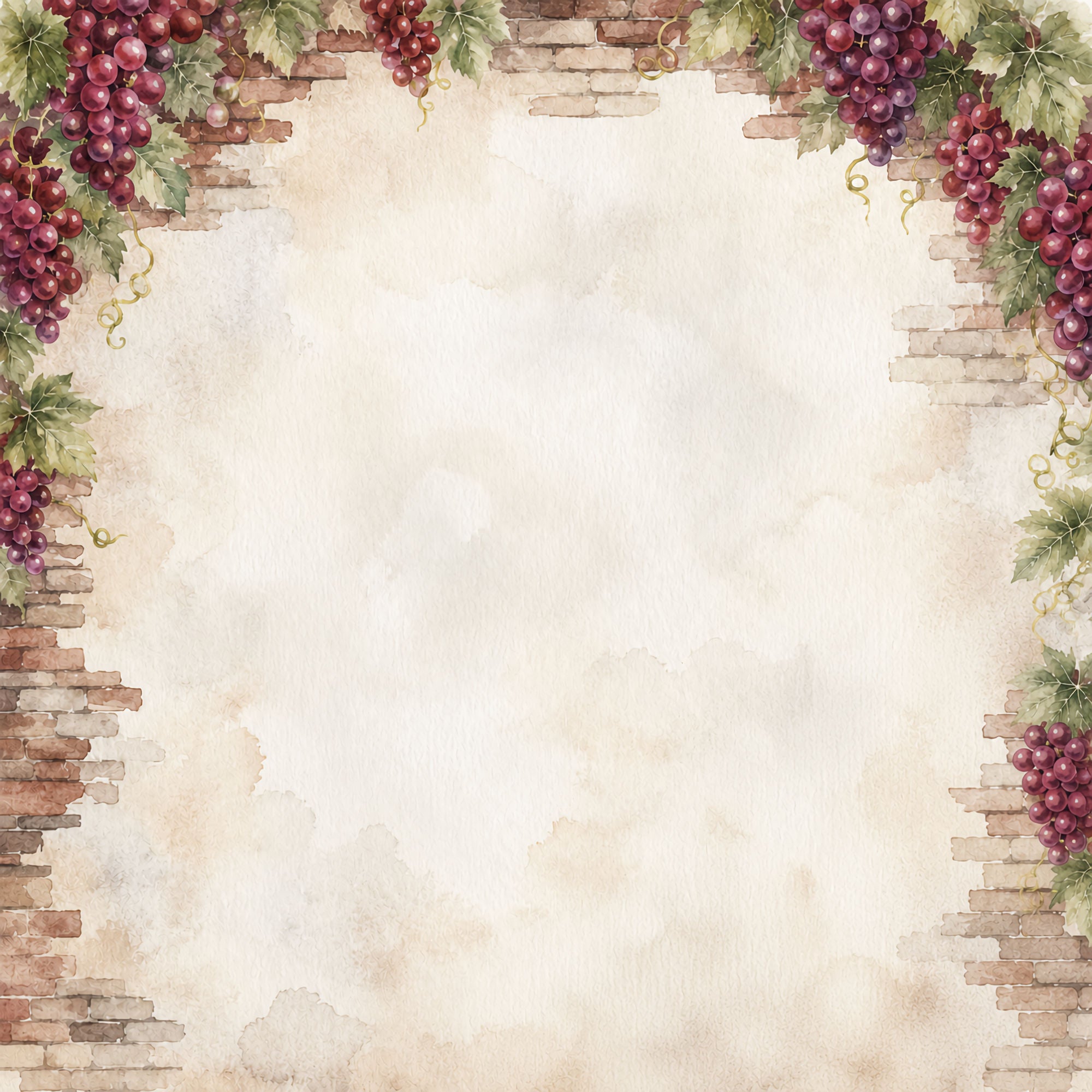Vineyard Collection Barrel of Red 12 x 12 Double-Sided Scrapbook Paper by SSC Designs