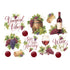 Vineyard Collection 8 x 10 Scrapbook Sticker Sheet by SSC Designs