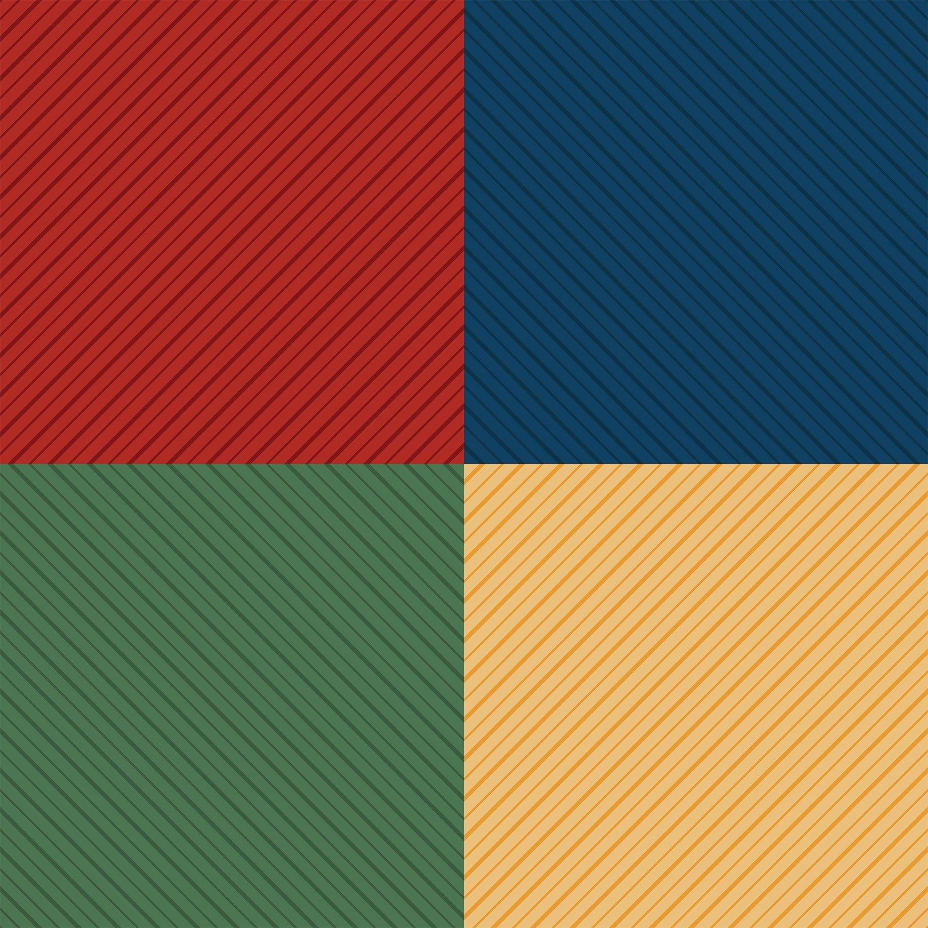 Wizards & Company Collection Magic Pennants 12 x 12 Double-Sided Scrapbook Paper by Echo Park Paper - Scrapbook Supply Companies