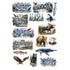 Watercolor Alaska Collection Laser Cut Scrapbook Ephemera Embellishments by SSC Designs