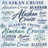 Watercolor Alaska Collection Alaskan Cruise 12 x 12 Double-Sided Scrapbook Paper by SSC Designs