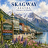 Watercolor Alaska Collection Skagway 12 x 12 Double-Sided Scrapbook Paper by SSC Designs
