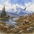 Watercolor Alaska Collection Denali Park 12 x 12 Double-Sided Scrapbook Paper by SSC Designs