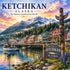 Watercolor Alaska Collection Ketchikan 12 x 12 Double-Sided Scrapbook Paper by SSC Designs