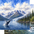 Watercolor Alaska Collection Wildlife 12 x 12 Double-Sided Scrapbook Paper by SSC Designs