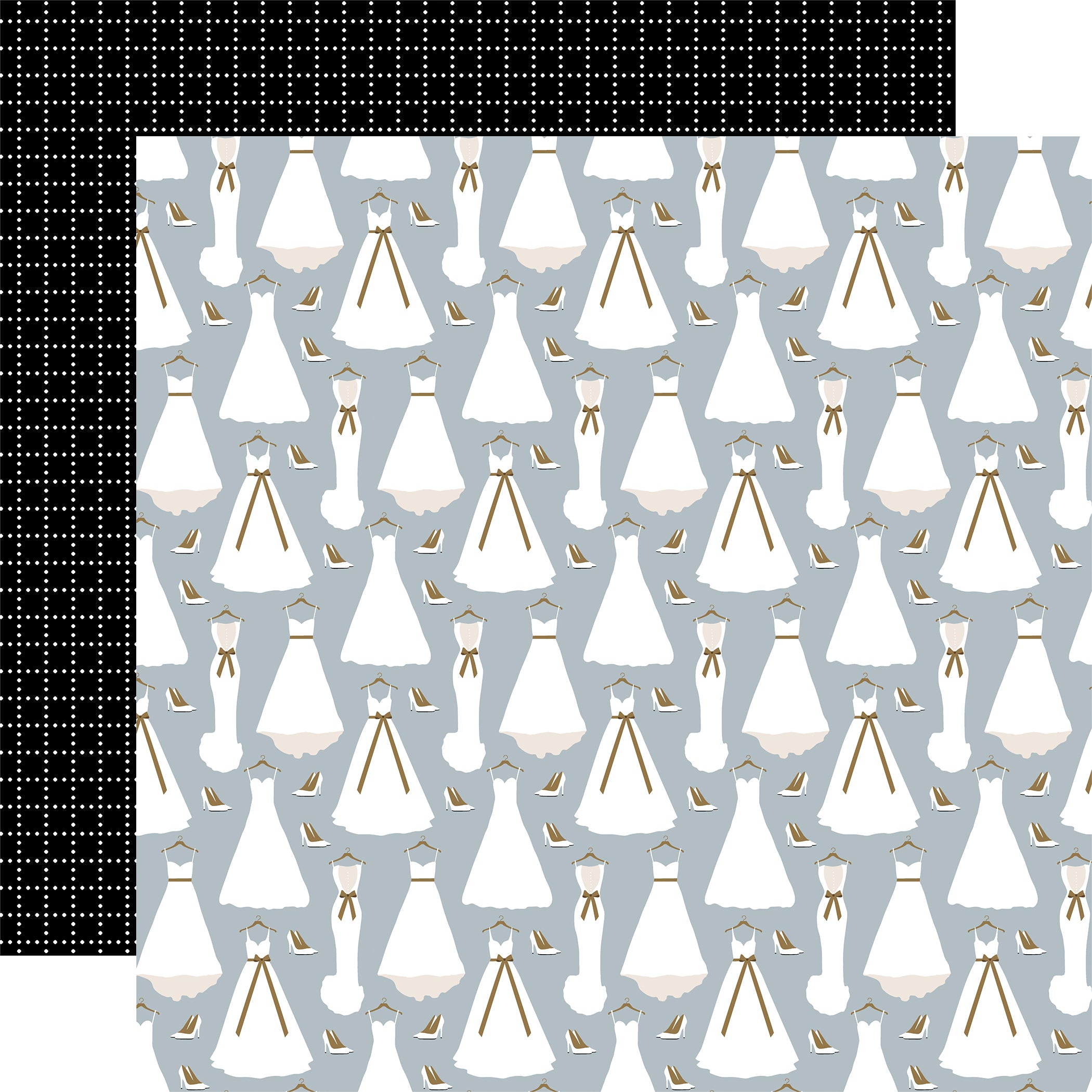Wedding Bells Scrapbook Paper & Sticker Collection Kit by Echo Park Paper - 13 Pieces