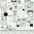 Wedding Bells Collection 12 x 12 Scrapbook Sticker Sheet by Echo Park
