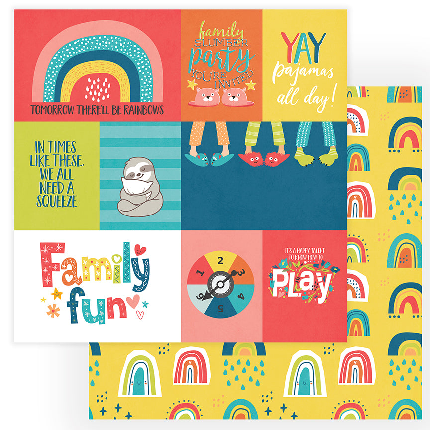 We Can Just Stay Home Collection Pack by Photo Play Paper 13-Piece Collection-12 Papers, 1 Sticker