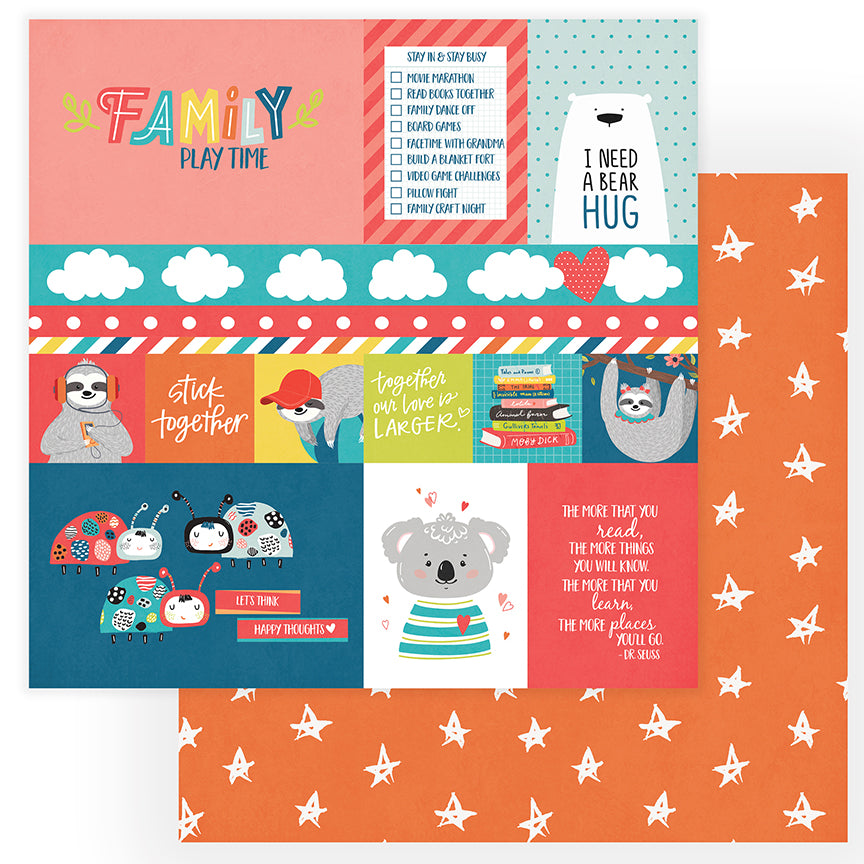 We Can Just Stay Home Collection Pack by Photo Play Paper 13-Piece Collection-12 Papers, 1 Sticker