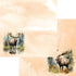 Watercolor Wildlife Collection Moose 12 x 12 Double-Sided Scrapbook Paper by SSC Designs