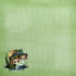 Watercolor Wildlife Collection Bass Fishing 12 x 12 Double-Sided Scrapbook Paper by SSC Designs