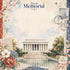 Washington, DC Collection Lincoln Memorial 12 x 12 Double-Sided Scrapbook Paper by SSC Designs
