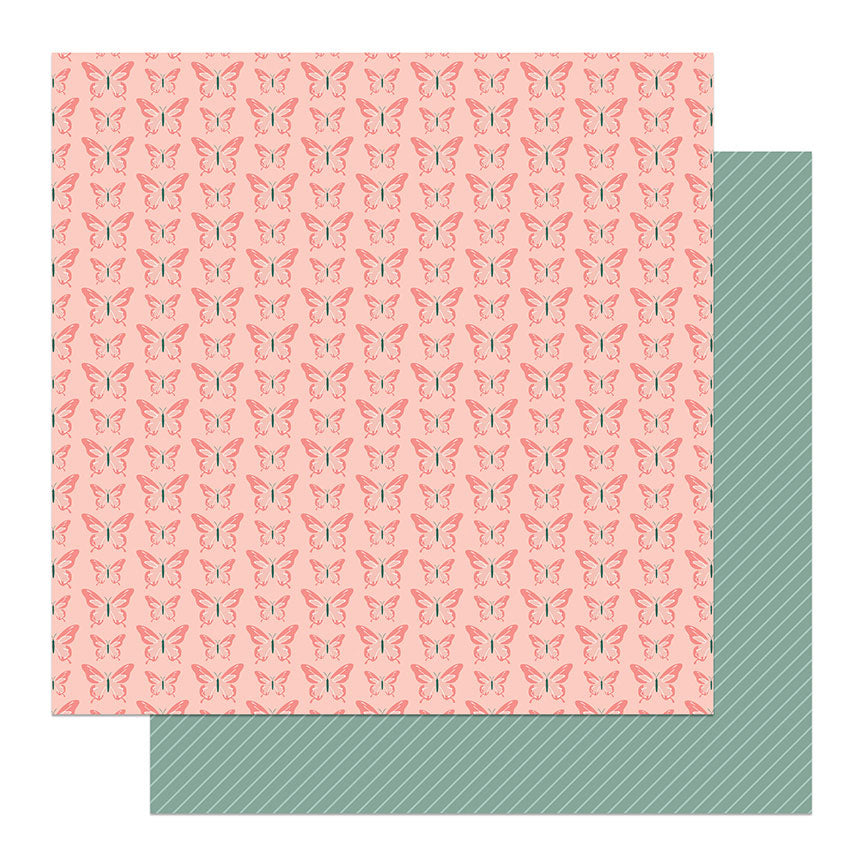 Wildflower Dreams 12 x 12 Scrapbook Collection Kit by Photo Play Paper - 13 Pieces