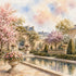 Watercolor France Collection Louvre Museum 12 x 12 Double-Sided Scrapbook Paper by SSC Designs
