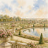 Watercolor France Collection Palace of Versailles 12 x 12 Double-Sided Scrapbook Paper by SSC Designs