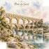 Watercolor France Collection Pont du Gard 12 x 12 Double-Sided Scrapbook Paper by SSC Designs