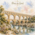 Watercolor France Collection Pont du Gard 12 x 12 Double-Sided Scrapbook Paper by SSC Designs