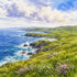 Watercolor Ireland Collection Cliffs of Moher 12 x 12 Double-Sided Scrapbook Paper by SSC Designs
