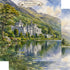 Watercolor Ireland Collection Kylemore Abbey 12 x 12 Double-Sided Scrapbook Paper by SSC Designs