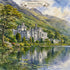 Watercolor Ireland Collection Kylemore Abbey 12 x 12 Double-Sided Scrapbook Paper by SSC Designs