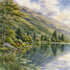 Watercolor Ireland Collection Kylemore Abbey 12 x 12 Double-Sided Scrapbook Paper by SSC Designs