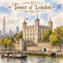 Watercolor London Collection Tower of London 12 x 12 Double-Sided Scrapbook Paper by SSC Designs