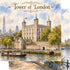Watercolor London Collection Tower of London 12 x 12 Double-Sided Scrapbook Paper by SSC Designs