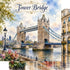 Watercolor London Collection Tower Bridge 12 x 12 Double-Sided Scrapbook Paper by SSC Designs