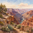 Watercolor National Parks Collection Grand Canyon National Park 12 x 12 Double-Sided Scrapbook Paper by SSC Designs