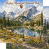 Watercolor National Parks Collection Rocky Mountain National Park 12 x 12 Double-Sided Scrapbook Paper by SSC Designs