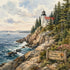 Watercolor National Parks Collection Acadia National Park 12 x 12 Double-Sided Scrapbook Paper by SSC Designs