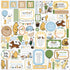 Winnie The Pooh Baby Scrapbook Paper & Sticker Collection Kit by Echo Park Paper - 13 Pieces