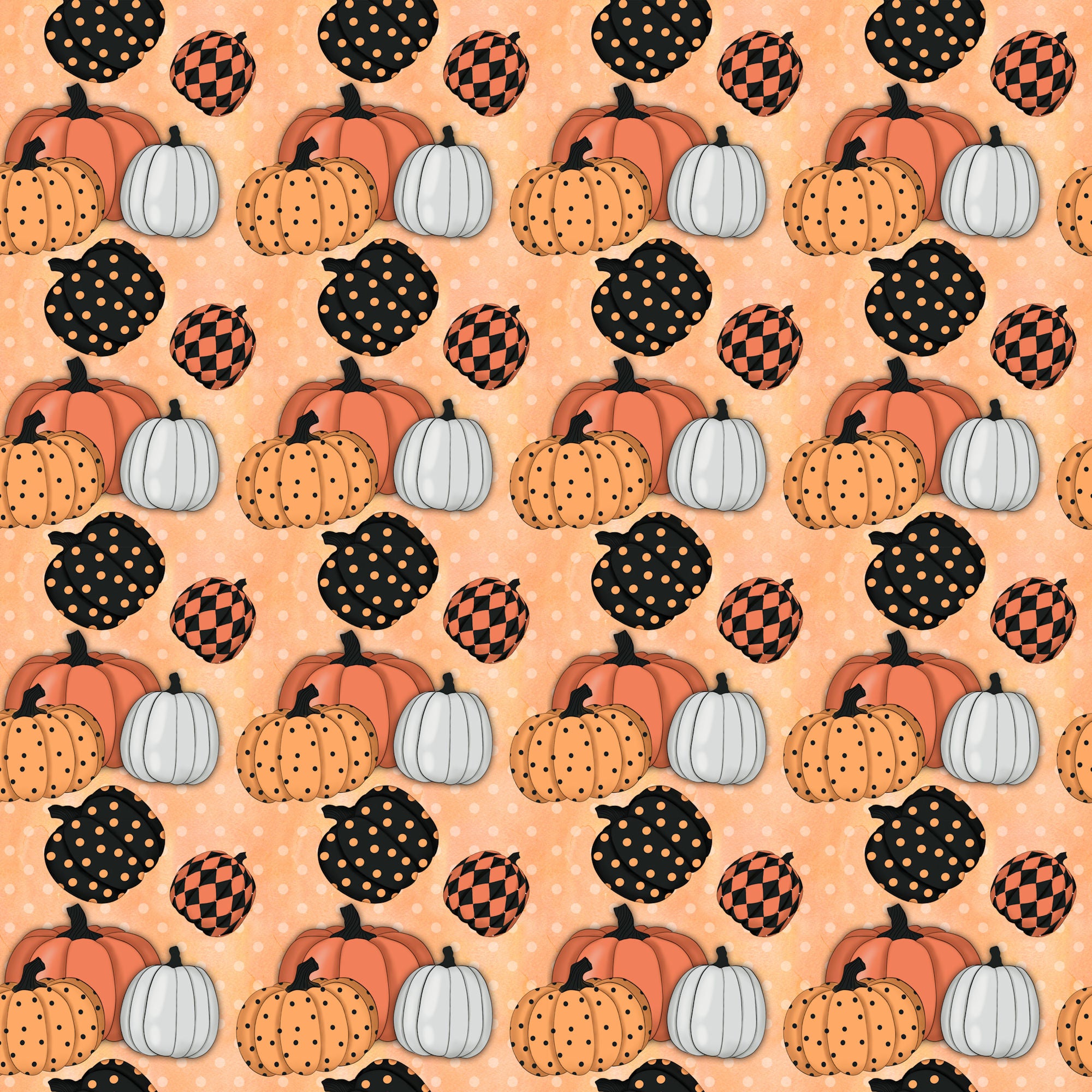 Witch, Please! Collection Pumpkin Party 12 x 12 Double-Sided Scrapbook Paper by SSC Designs