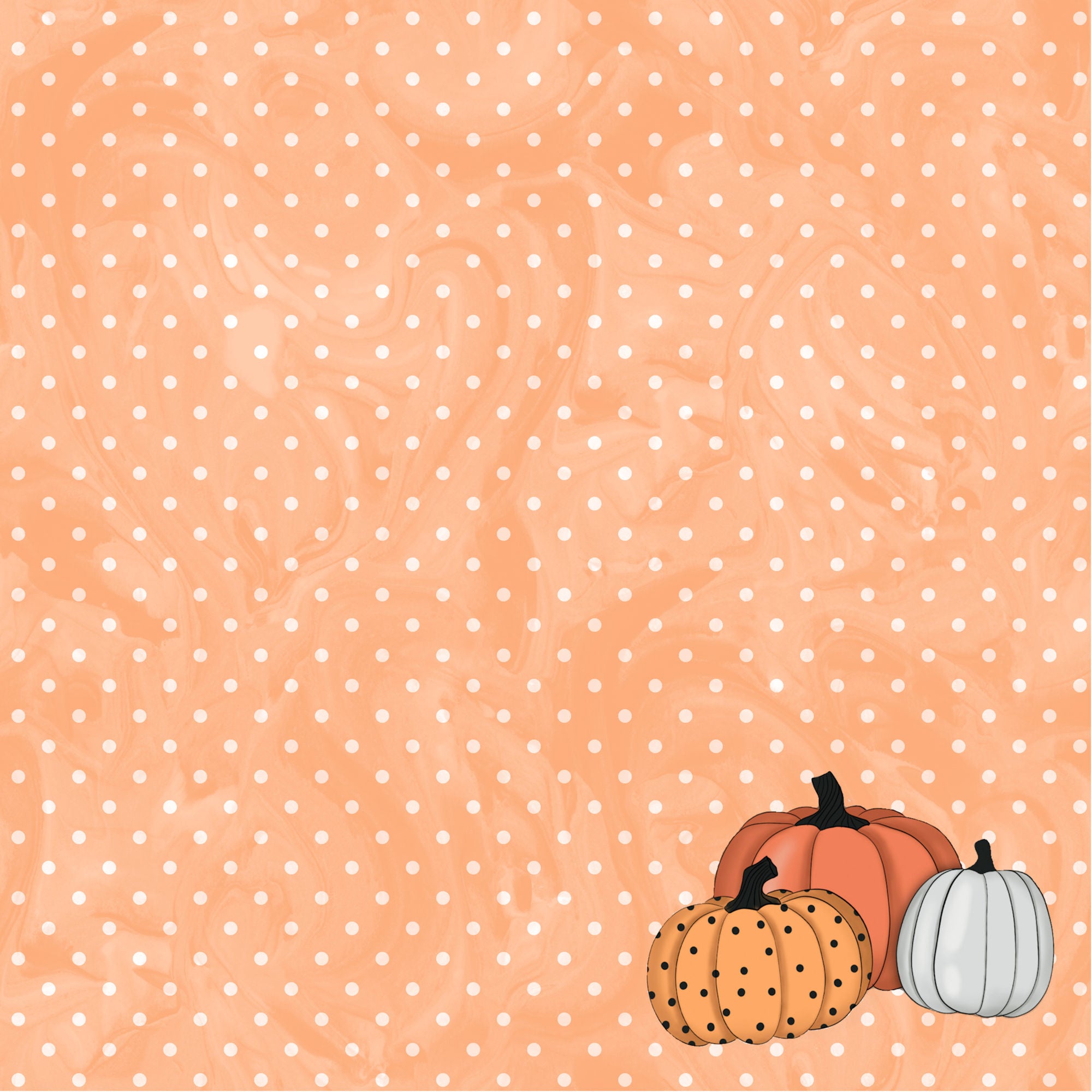 Witch, Please! Collection Pumpkin Party 12 x 12 Double-Sided Scrapbook Paper by SSC Designs