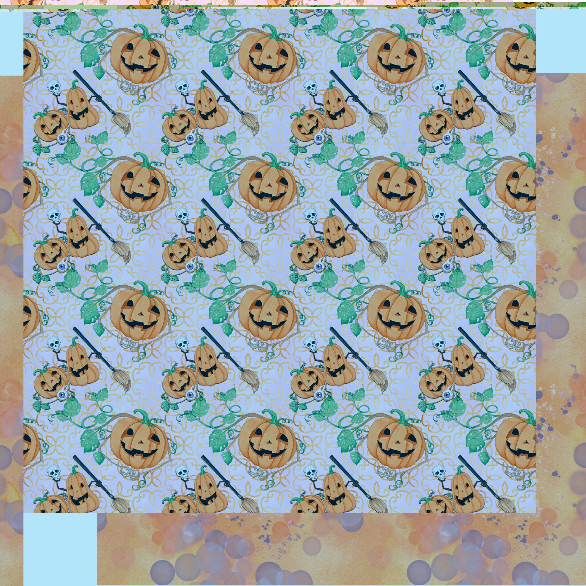 Witch, Please! 12 x 12 Scrapbook Paper & Embellishment Kit by SSC Designs