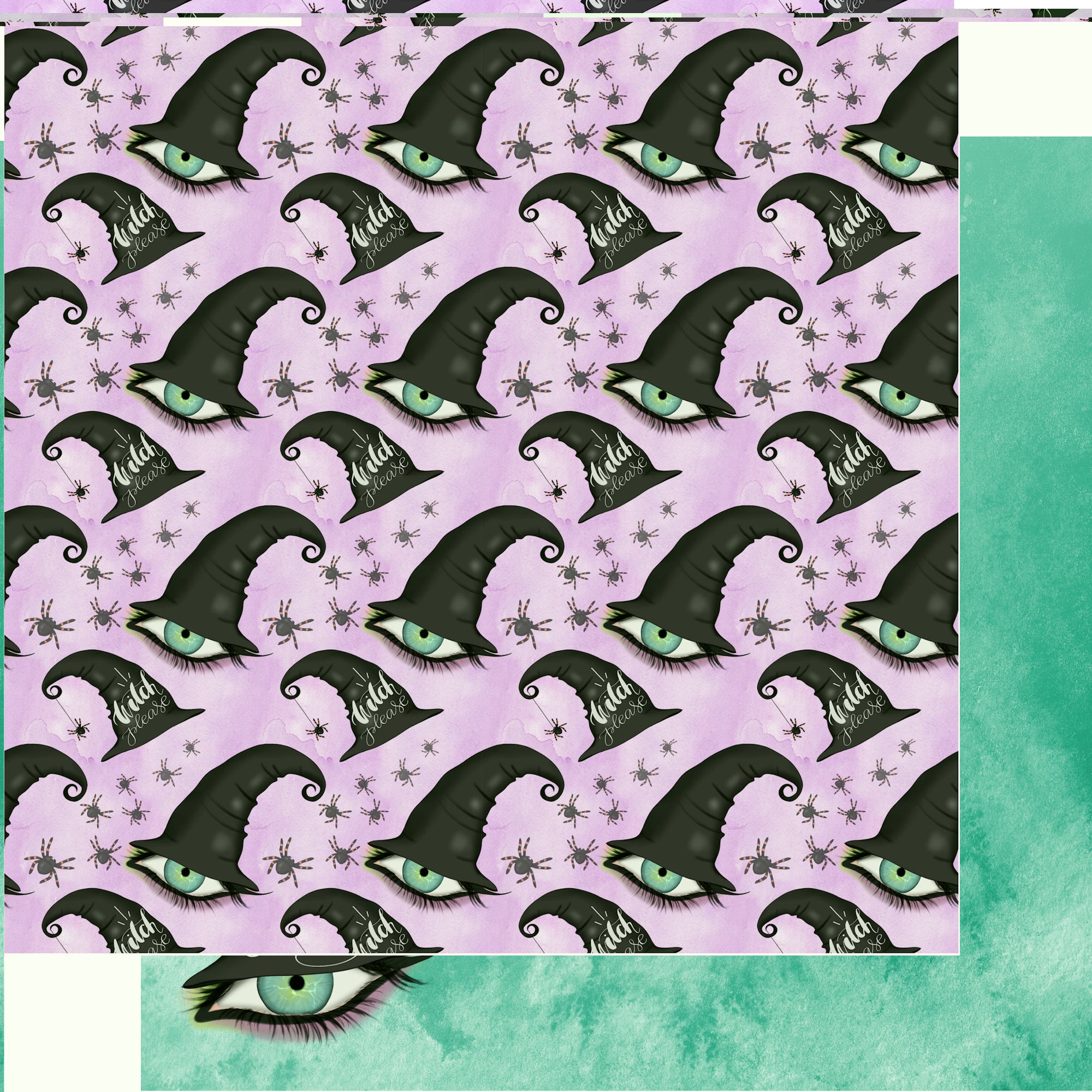 Witch, Please! 12 x 12 Scrapbook Paper & Embellishment Kit by SSC Designs