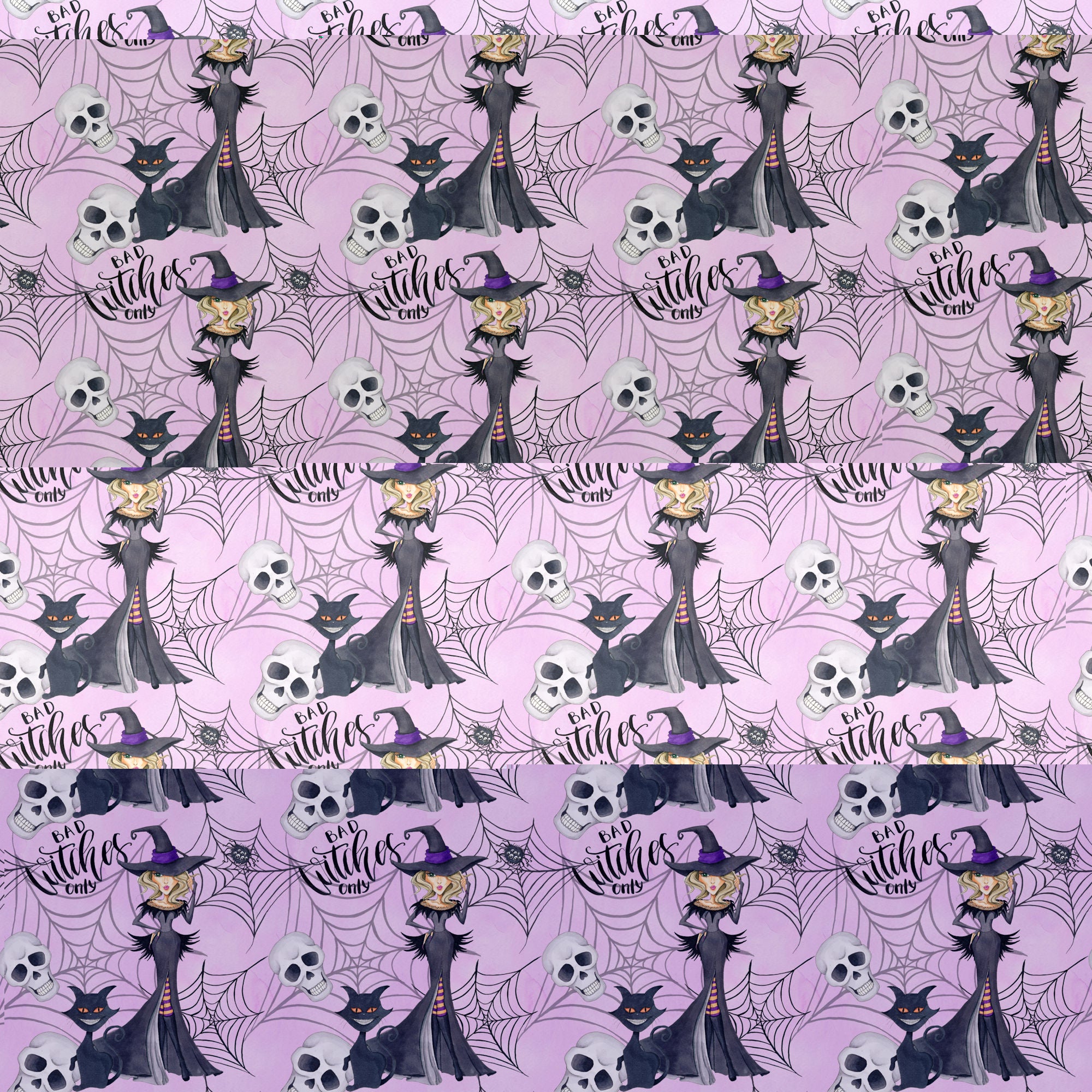 Witch, Please! Collection Bad Witches 12 x 12 Double-Sided Scrapbook Paper by SSC Designs