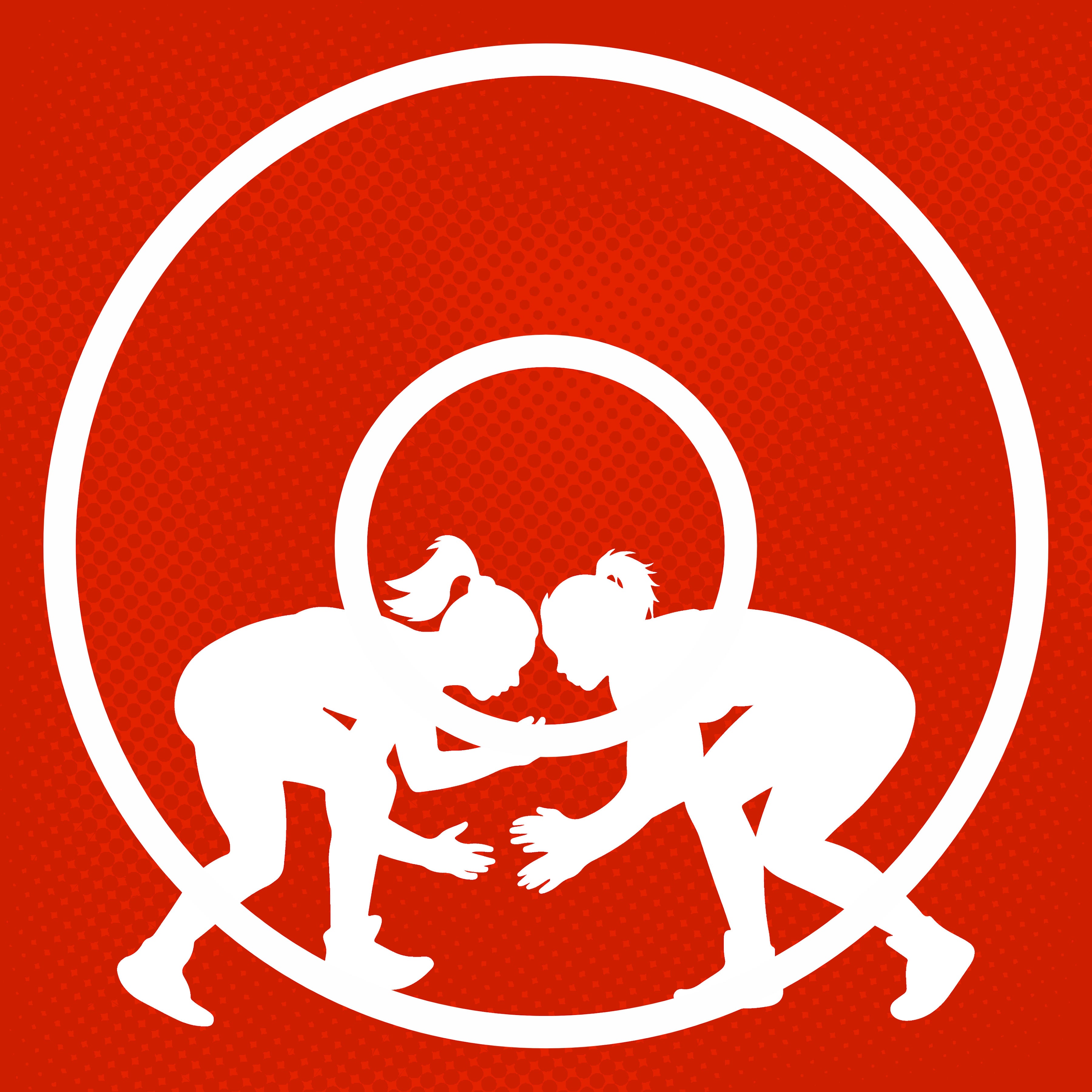 Female Wrestling Collection Play Hard or Go Home 12 x 12 Double-Sided Scrapbook Paper by SSC Designs