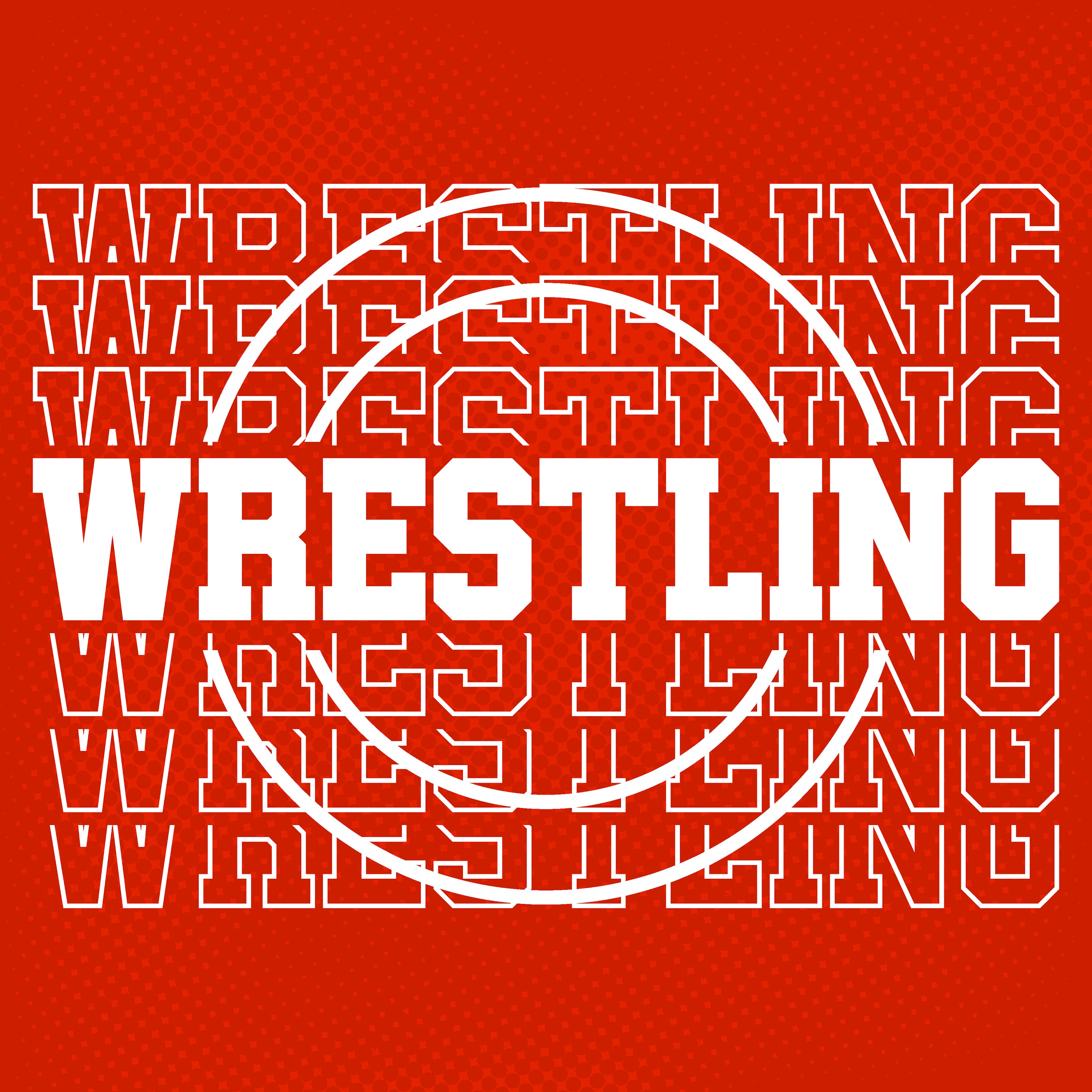 Female Wrestling Collection Eat, Sleep, Wrestling, Repeat 12 x 12 Double-Sided Scrapbook Paper by SSC Designs