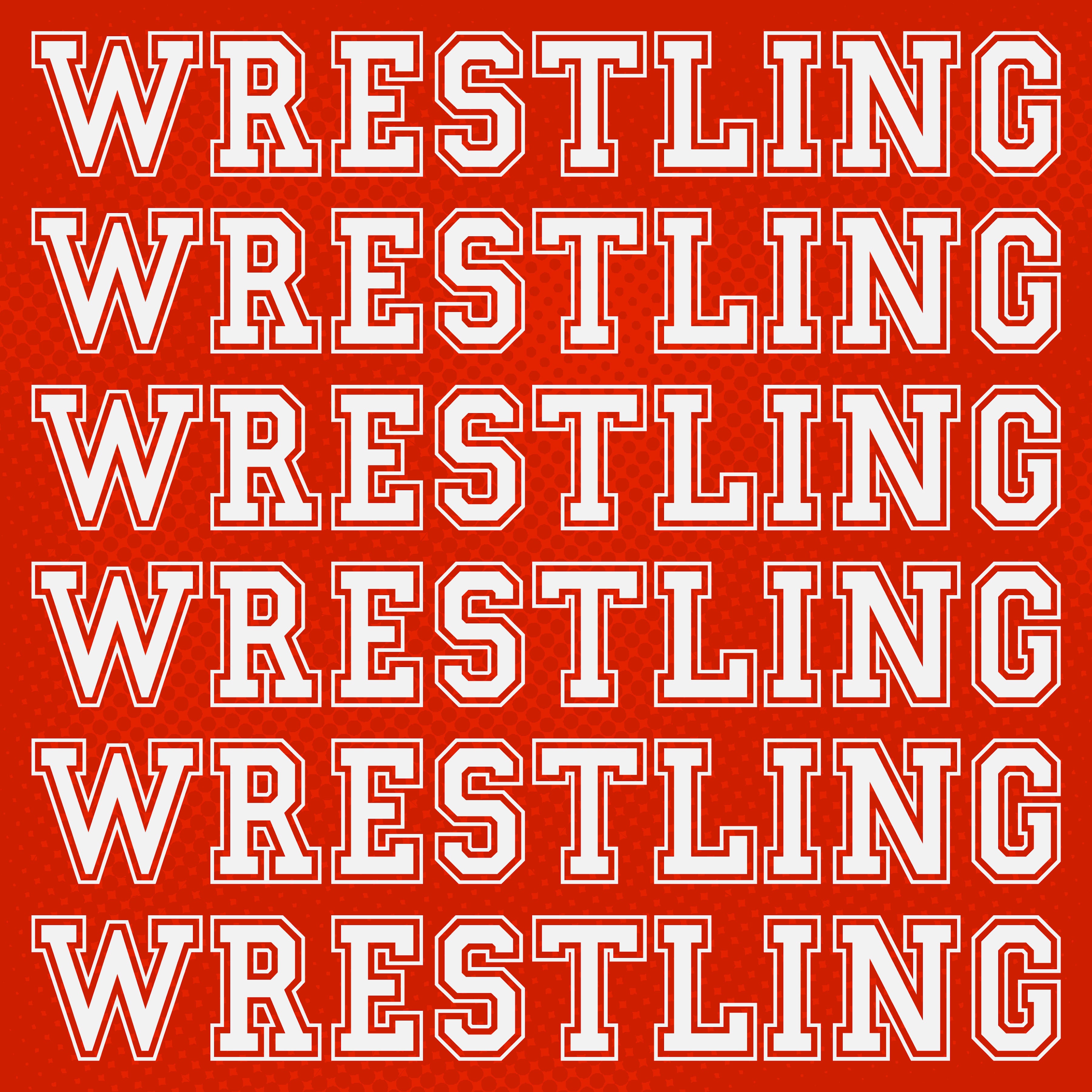 Female Wrestling Collection Wrestling Love 12 x 12 Double-Sided Scrapbook Paper by SSC Designs