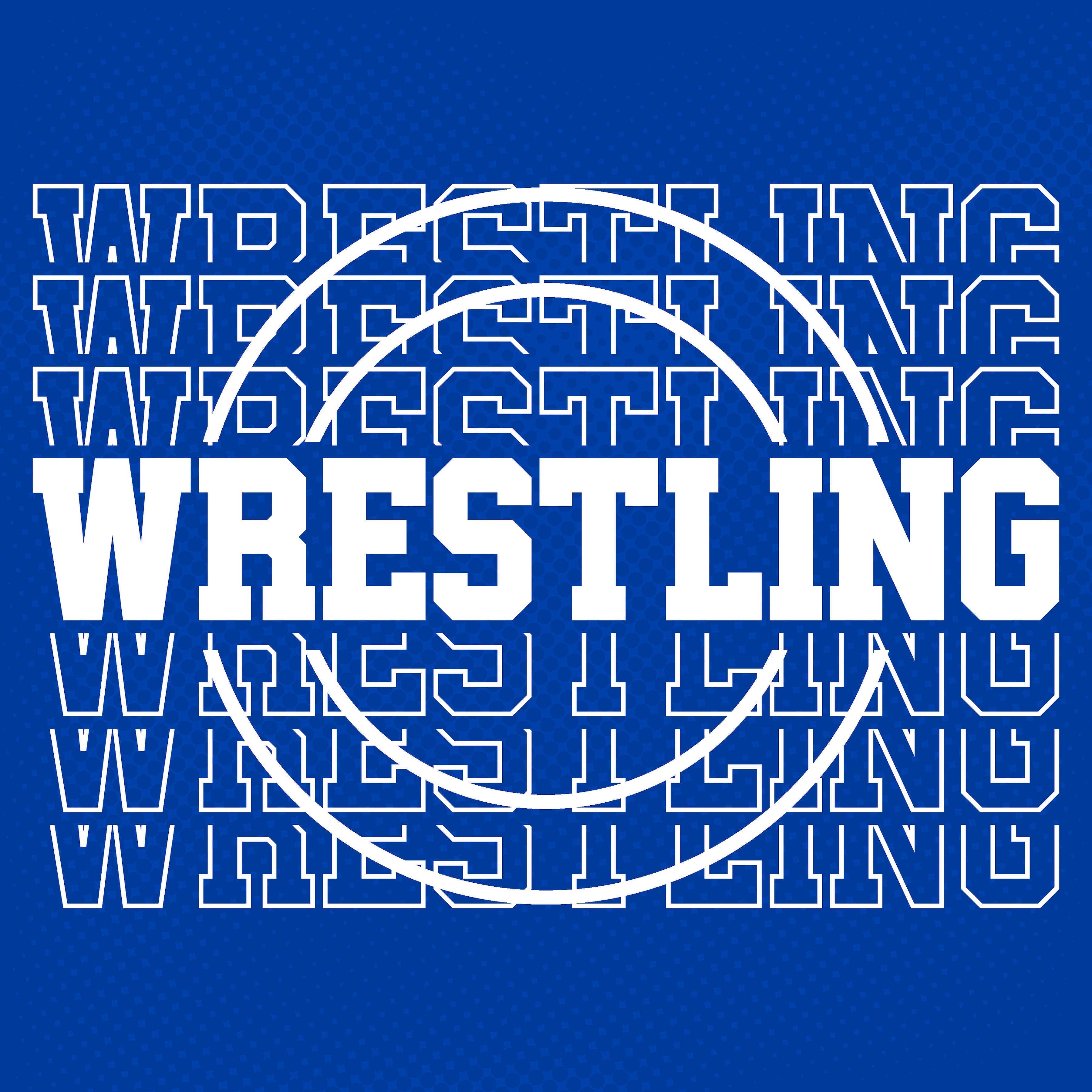 Male Wrestling Collection Eat, Sleep, Wrestling, Repeat 12 x 12 Double-Sided Scrapbook Paper by SSC Designs