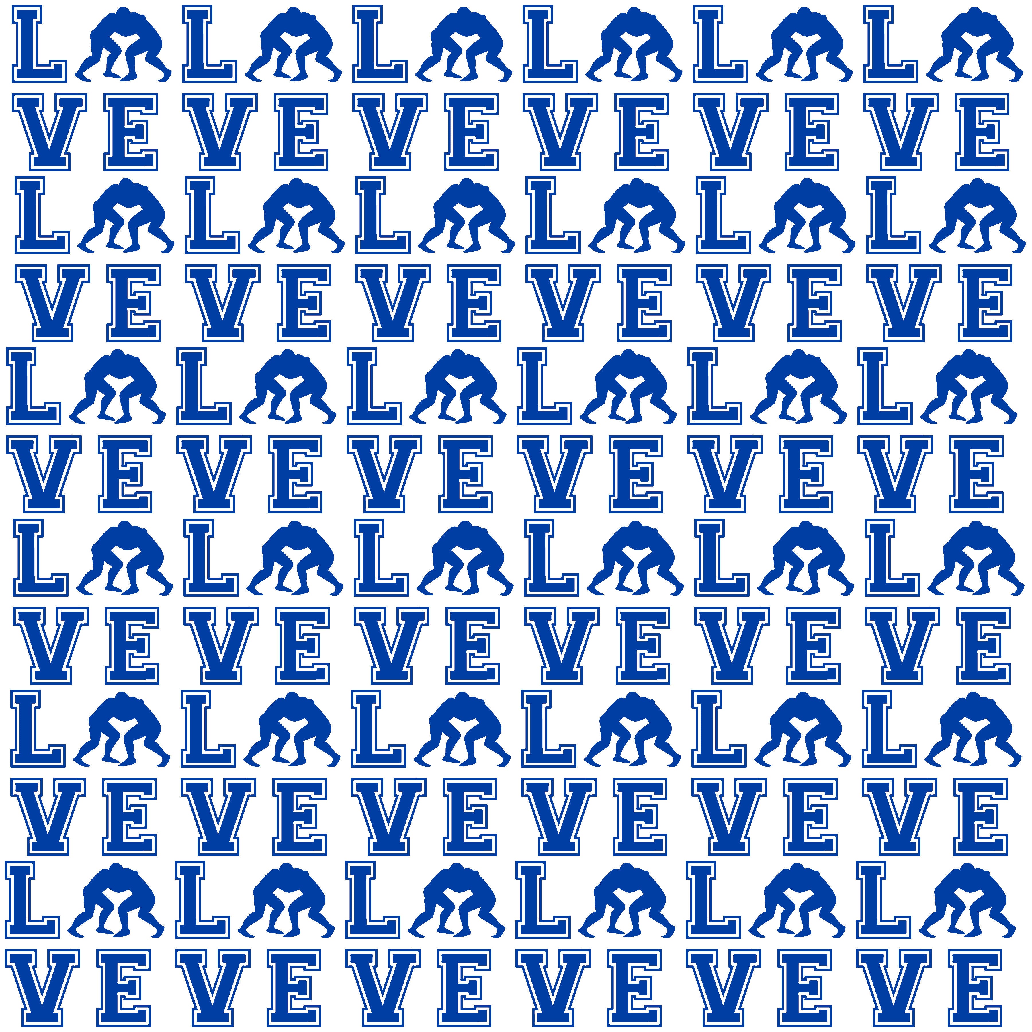 Male Wrestling Collection On The Mat  12 x 12 Double-Sided Scrapbook Paper by SSC Designs