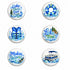 Water Sports Collection Button Bubbles Scrapbook Embellishments by SSC Designs