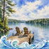 Water Sports Collection Dockside Memories 12 x 12 Double-Sided Scrapbook Paper by SSC Designs