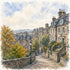 Watercolor Scotland Collection Edinburgh Castle 12 x 12 Double-Sided Scrapbook Paper by SSC Designs