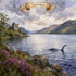 Watercolor Scotland Collection Loch Ness 12 x 12 Double-Sided Scrapbook Paper by SSC Designs